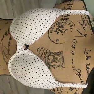 Victoria's Secret Black and White Polka Dot Bra